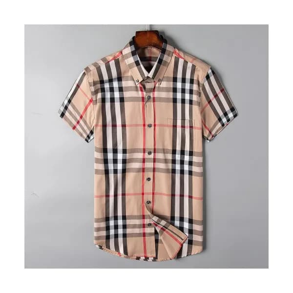 [클래식]Burberry 2019 Mens London Check Cotton Short … - 1