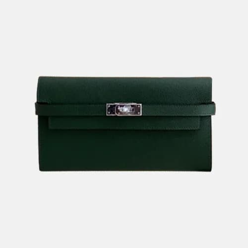 Hermes 2019 Kelly Womens Epsom Leather Wallet - 에… - 1