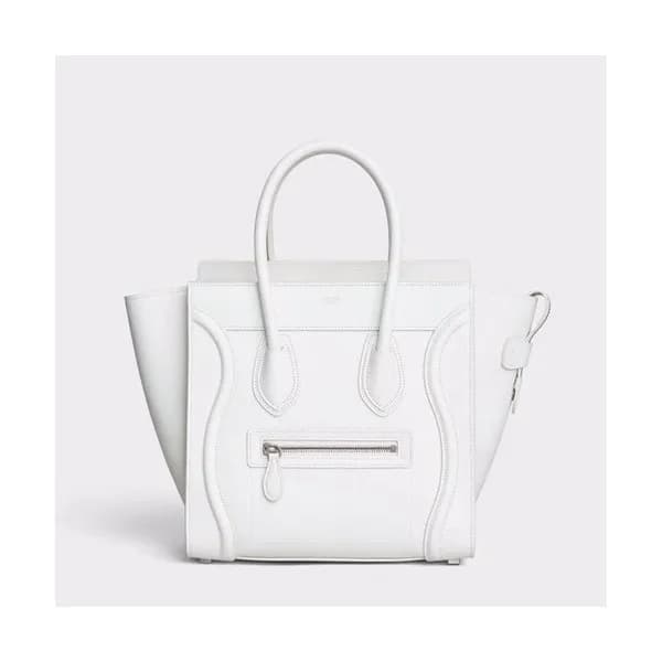 Celine Micro Luggage Leather Tote Shoulder Bag,26.… - 1