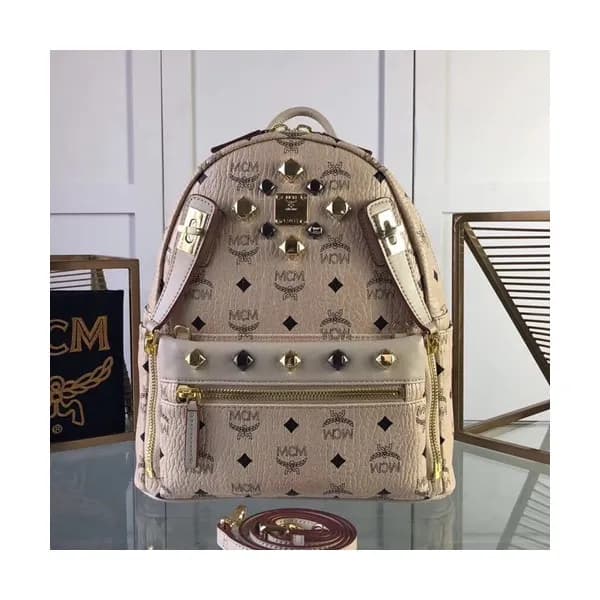 MCM 2019 Dual Stark Visetos Back Pack,26/34cm - 엠씨… - 1