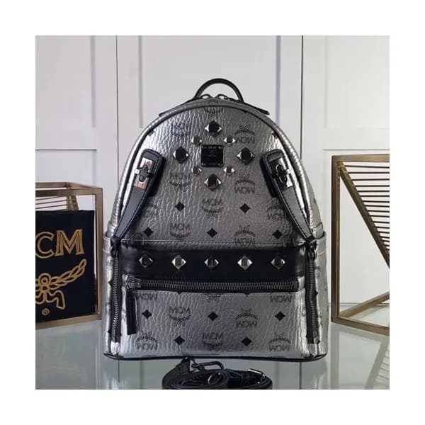 MCM 2019 Dual Stark Visetos Back Pack,26/34cm - 엠씨… - 1