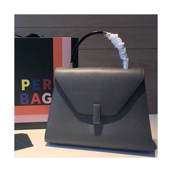 Valextra 2019 Epsom Leather Tote Shoulder Bag,22/2… - 1