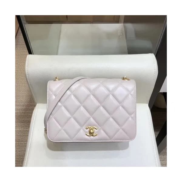Chanel 2019 Leather Women Chain Shoulder Cross Bag… - 1
