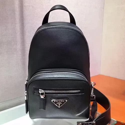 Prada 2019 Saffiano Hip Sack,18cm - 프라다 2019 남성용 사… - 1