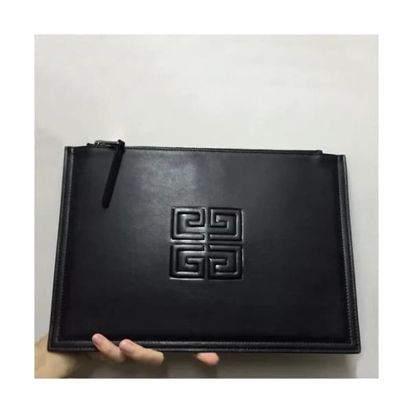 Givenchy 2019 Leather Clutch Bag,32cm - 지방시 2019 레… - 1