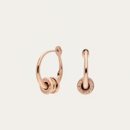 BULGARI Rose Gold/Silver Earring - 불가리 여성용 로즈골드/… - 1