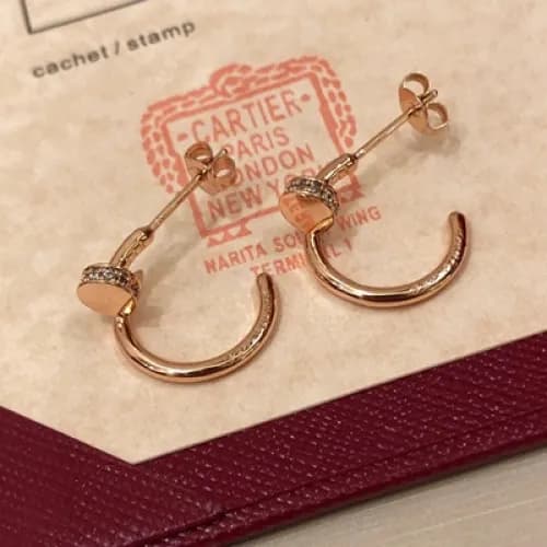 CARTIER Rose Gold Earring - 까르띠에 여성용 로즈 골드 귀걸이 Ca… - 1