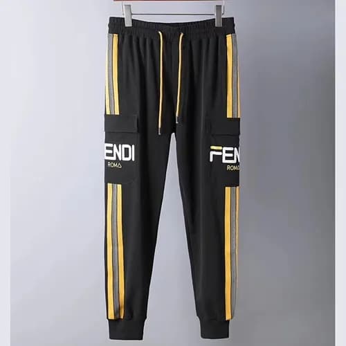 Fendi 2019 Mens Casual Logo Training Pants -펜디 남성… - 1