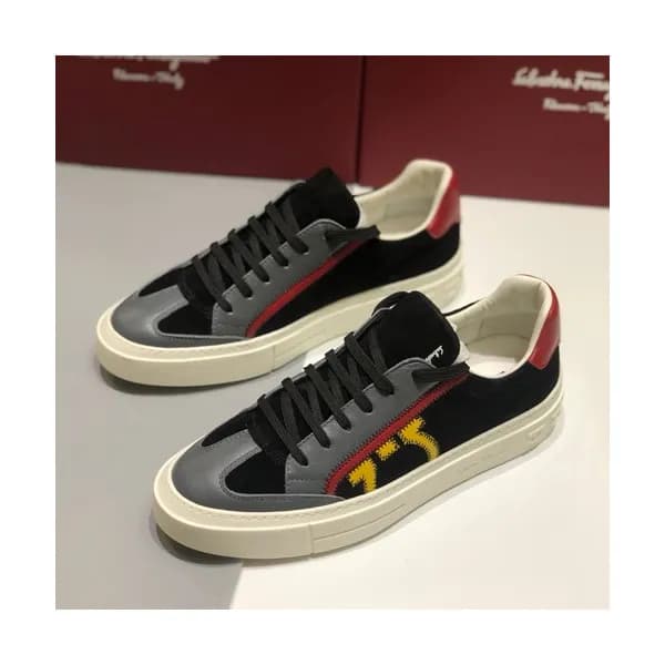 Ferragamo 2019 Mens Leather Sneakers - 페라가모 2019 남… - 1