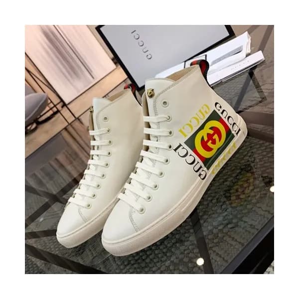 Gucci 2019 Mens Leather Sneakers - 구찌 2019 남성용 레더 … - 1