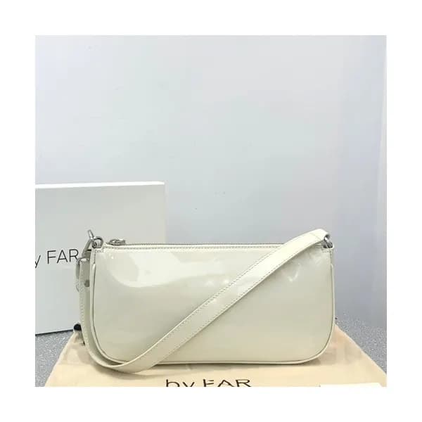 By Far 2019 Leather Tote Shoulder Bag,28cm - 바이 파 … - 1