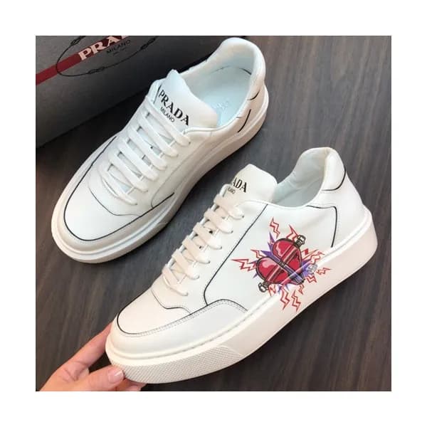 Prada 2019 Mens Leather Sneakers - 프라다 2019 남성용 레더… - 1