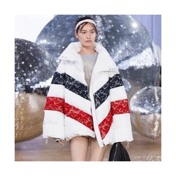 Moncler 2019 Womens Patch Logo Modern Goose Down P… - 1