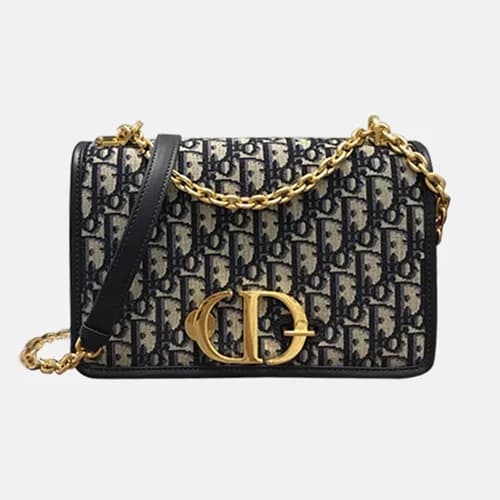 Dior 2019 Oblique Ladies CD Buckle Chain Shoulder … - 1
