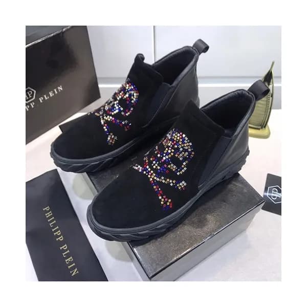 Philipp plein 2020 Mens Leather Sneakers - 필립플레인 … - 1