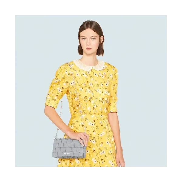 MiuMiu 2020 Leather Shoulder Cross Bag,22cm - 미우미우… - 1