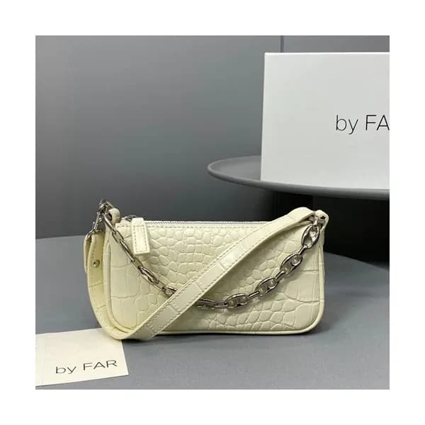 By Far 2020 Leather Tote Shoulder Bag,18cm - 바이 파 … - 1