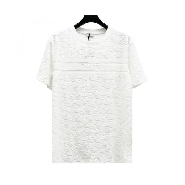 [디올]Dior 2020 Mens Logo Cotton Short Sleeved Overs… - 1