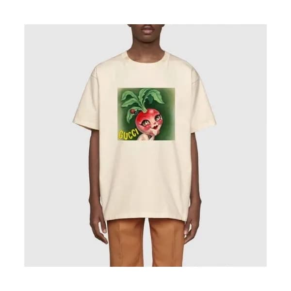 [매장판]Gucci 2020 Mm/Wm Logo Cotton Short Sleeved Ts… - 1