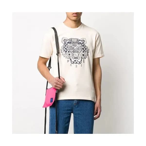 [겐조]Kenzo 2020 Mm/Wm Tiger Cotton Short Sleeved Ts… - 1