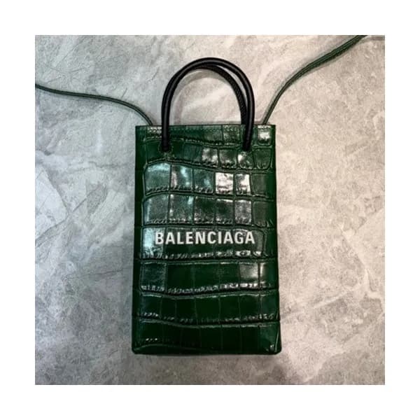 Balenciaga 2020 Leather Super Mini Tote Shoulder B…