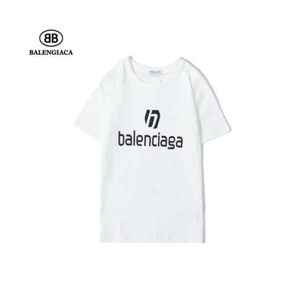 [발렌시아가]Balenciaga 2020 Mm/Wm Logo Cotton Short Sle… - 1