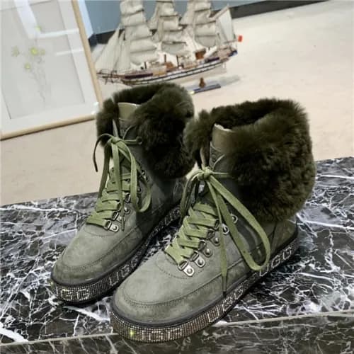 Ugg 2020 Women's Leather Wool Ankle Boots - 어그… - 1