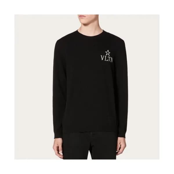 [발렌티노]Valentino 2020 Mens Big Logo Crew-neck Wool … - 1