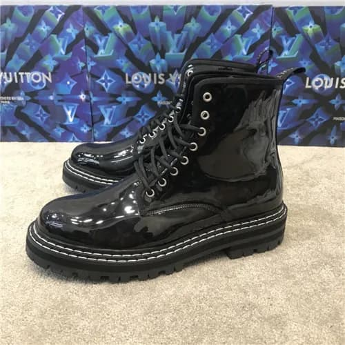 Louis Vuitton 2020 Men's Leather Ankle Boots -… - 1