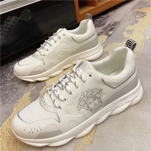 Versace 2021 Men's Leather Sneakers - 베르사체 202… - 1
