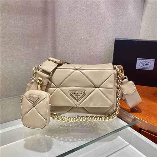 [프라다]Prada 2021 Women's Leather Shoulder Bag,2… - 1