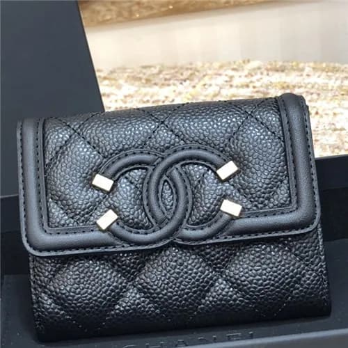 Chanel 2021 Women's Leather Coin purse/Card pu… - 1