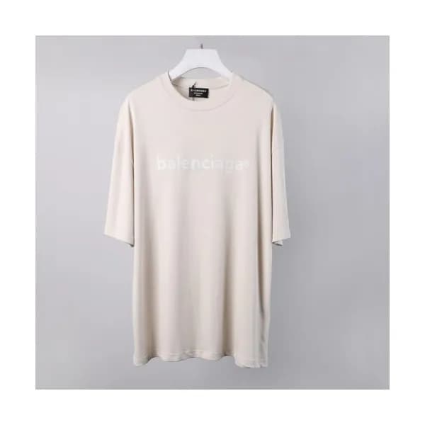 Balenciaga Mm/Wm Logo Cotton Short Sleeved Tshirt… - 1