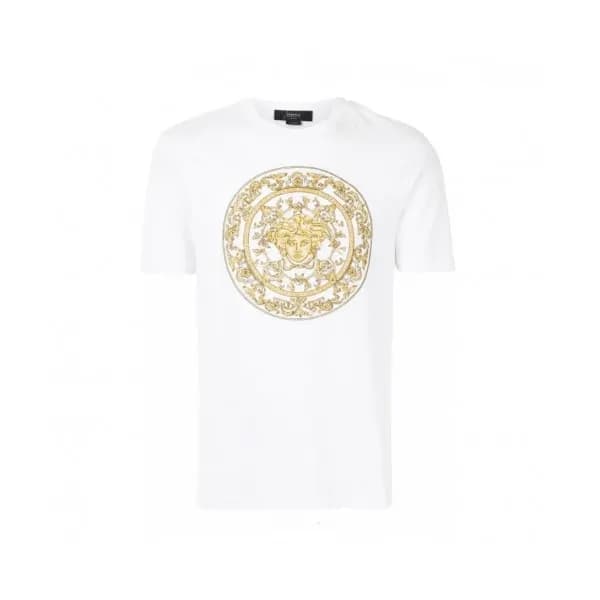 Versace Mens Logo Short Sleeved Tshirts Black - 베… - 1