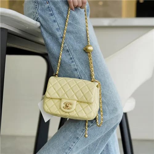 [럭셔리한]Chanel 2021 Women's Classic Flap Glod Ba… - 1