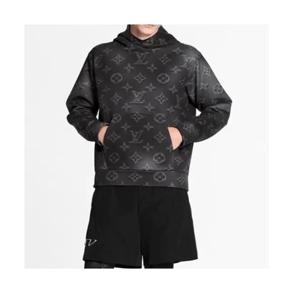 Louis vuitton Mens Casual Cotton Tshirts Black - … - 1