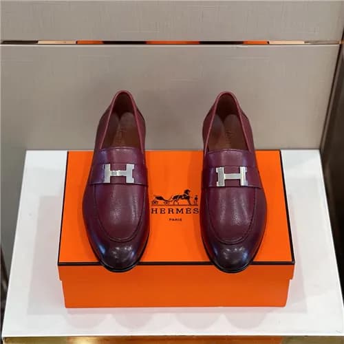 Hermes 2021 Men's Leather Loafer,HERS0531 - 에르… - 1