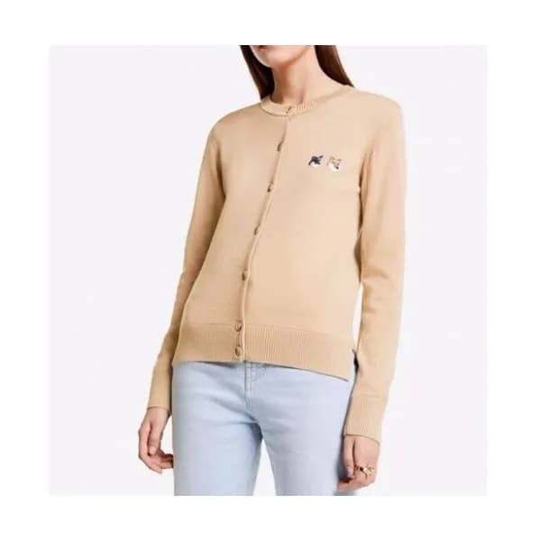 Maison margiela Womens Cardigan Beige - 메종 마르지엘라 … - 1