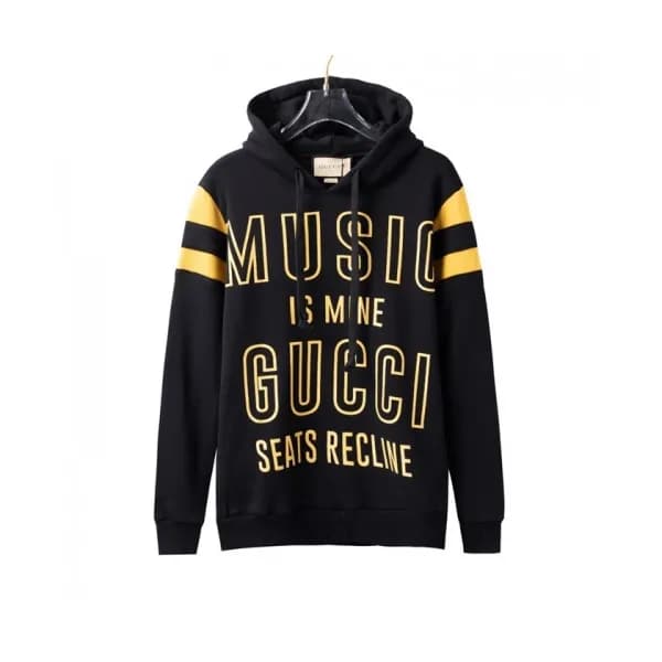 Gucci Mm/Wm Logo Casual Hoodie Black - 구찌 2021 남/… - 1