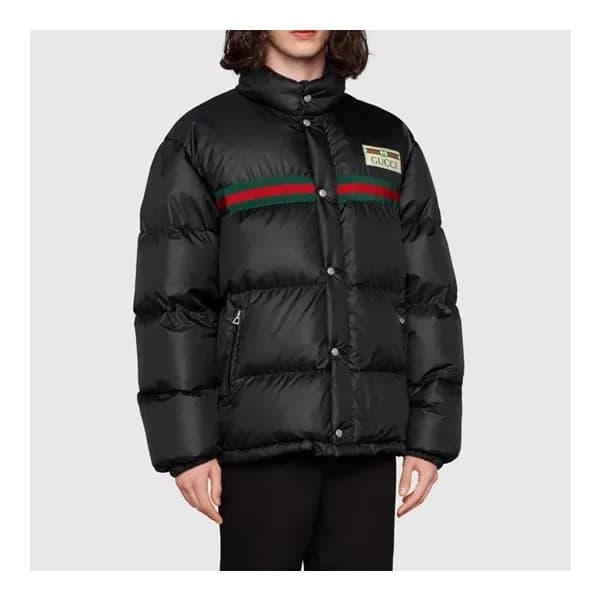 구찌 남/녀 덕다운 블랙 패딩 - Gucci Unisex Black Padding - gu… - 1