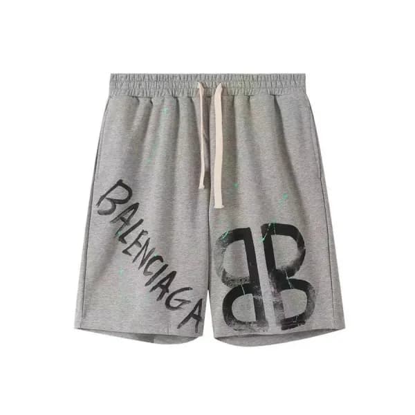 발렌시아가 남성 캐쥬얼 그레이 반바지 - Mens Gray Half-pants - bal0… - 1