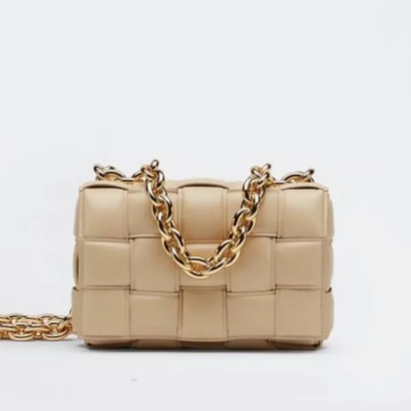 보테가베네타 여성용 베이지 카세트백 - Womens Beige Cassette Bag - … - 1