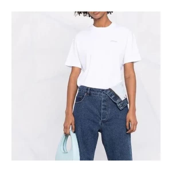오프화이트 남/녀 모던 화이트 반팔티 - Unisex White Tshirts - off0… - 1
