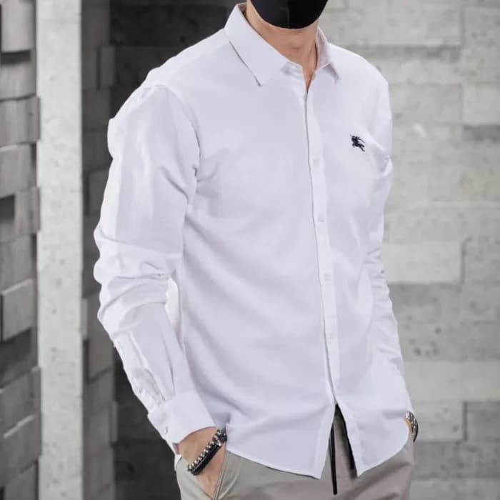 버버리 남성 클래식 화이트 셔츠 - Mens White Tshirts - bur04495x - 1