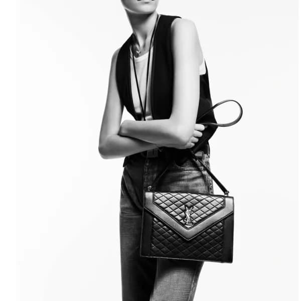 입생로랑 여성 블랙 숄더백 - Saint Laurent Womens Black Should… - 1
