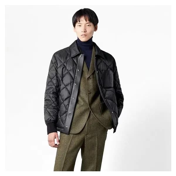 톰포드 남성 블랙 구스다운 패딩 - Tom Ford Mens Black Padding - … - 1