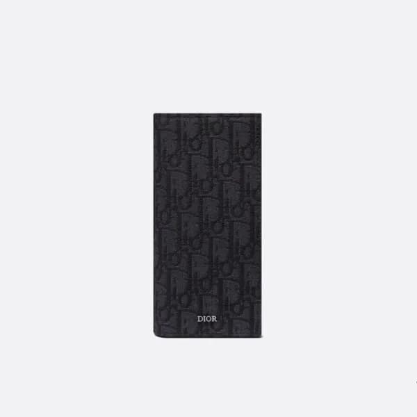 디올 남성 블랙 장지갑 - Dior Mens Black Long Wallets - di38… - 1