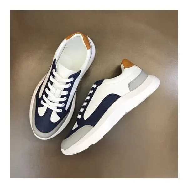 에르메스 남성 네이비 스니커즈 - Hermes Mens Navy Sneakers - he1… - 1