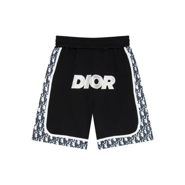 디올 남성 캐쥬얼 블랙 반바지 - Dior Mens Black Half-pants - di… - 1