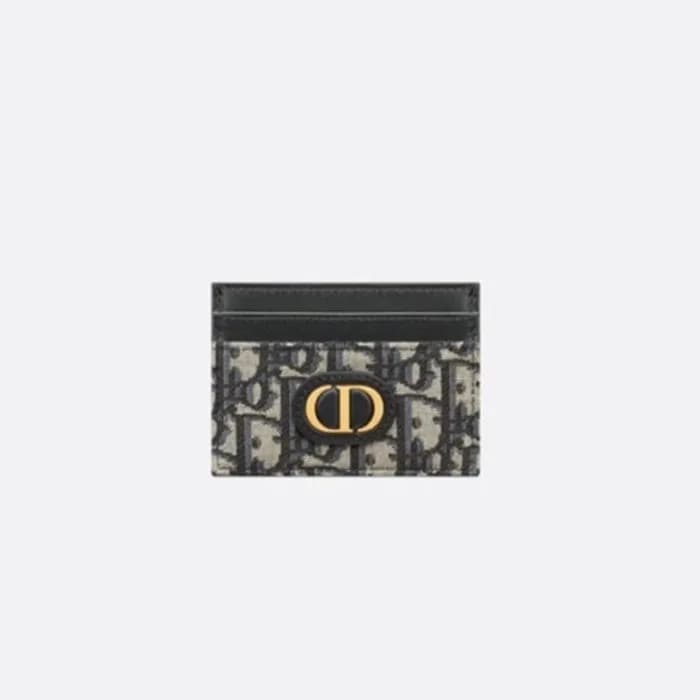 디올 여성 오블리크 카드 지갑 - Dior Womens Navy Card Wallets -… - 1